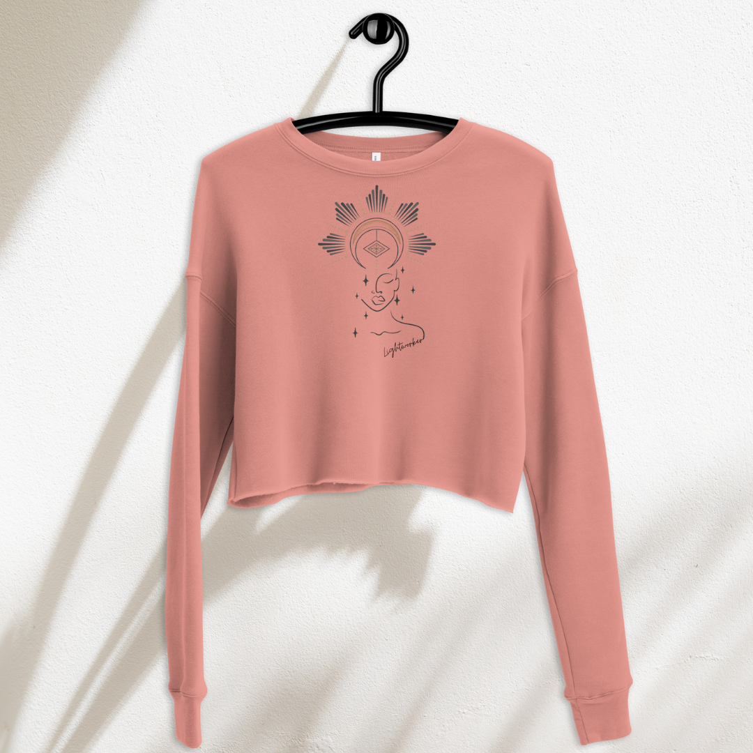 Divine Lightworker Crop Sweatshirt