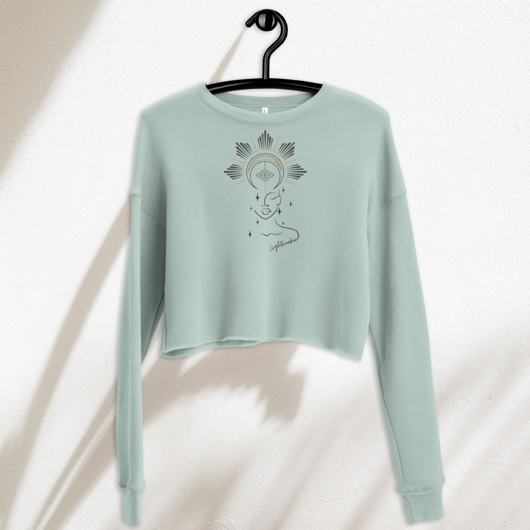 Divine Lightworker Crop Sweatshirt