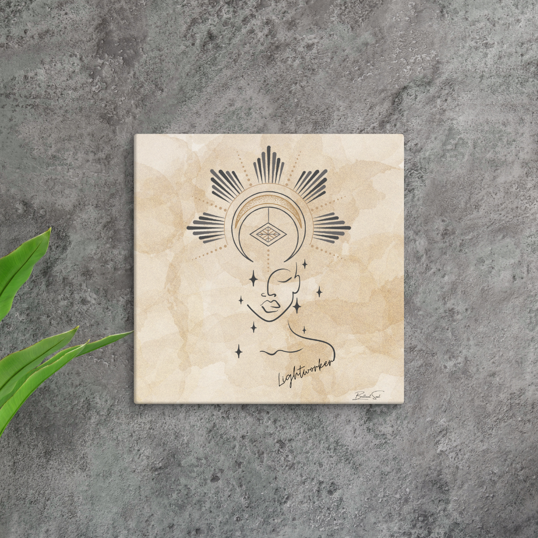 Divine Lightworker Canvas Print