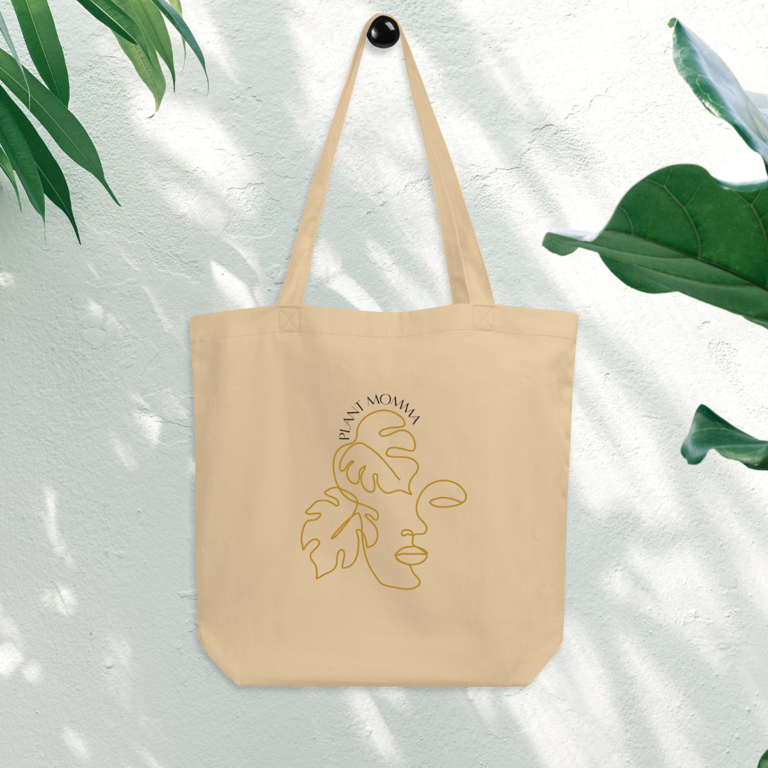 Plant Momma Tan Eco Tote Bag