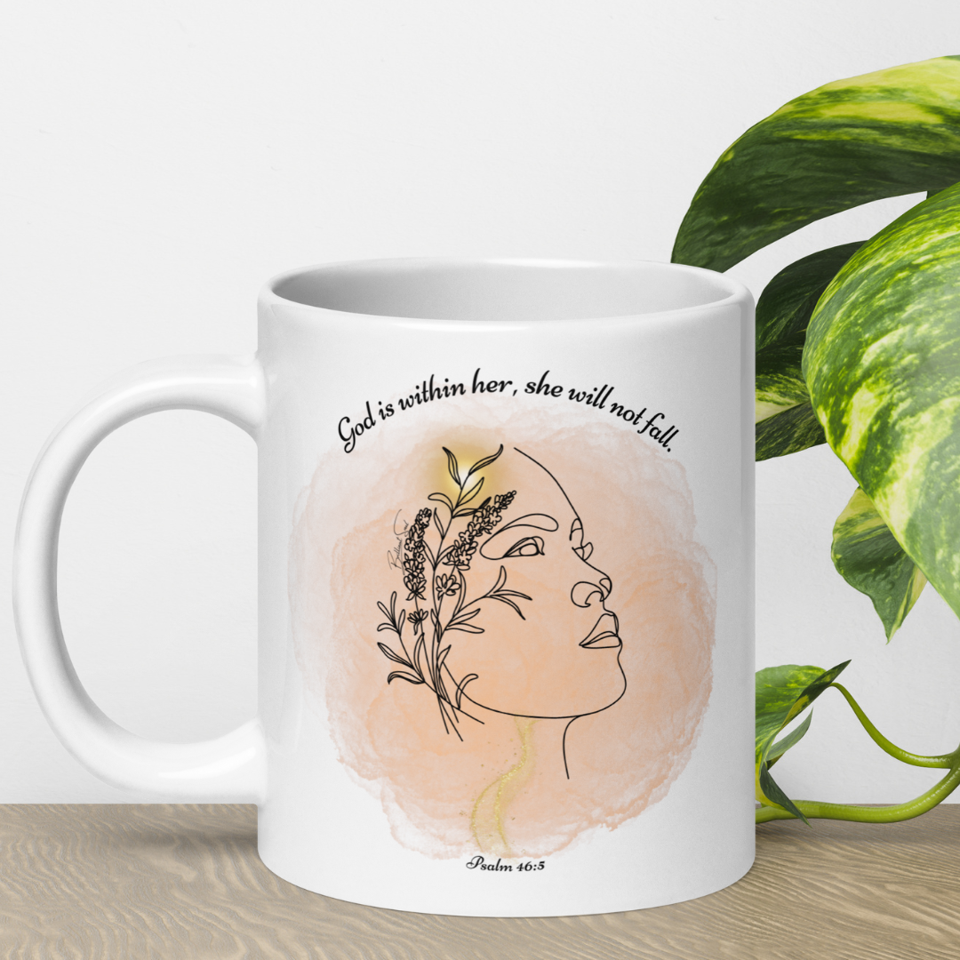 Psalm 46:5 God Is Within Her Graphic Art 20oz Mug