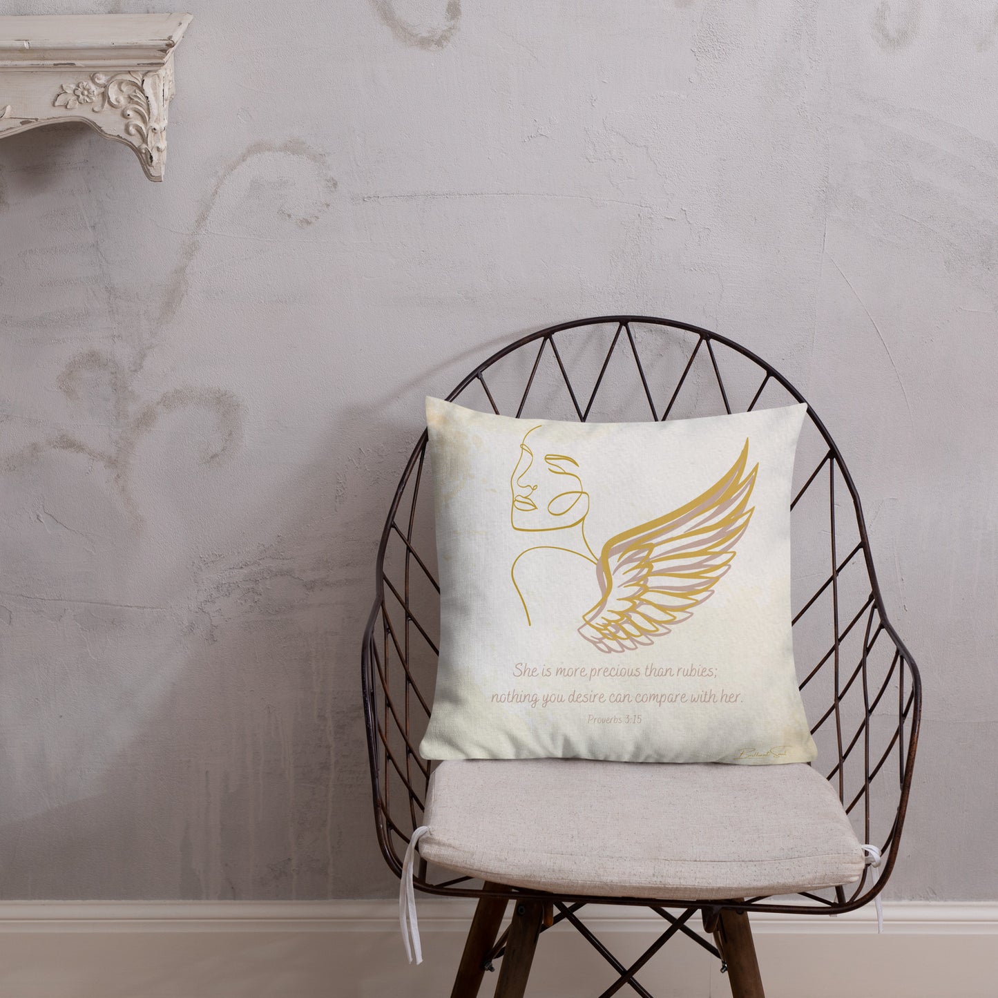 Proverbs 3:15 Angel Pillow