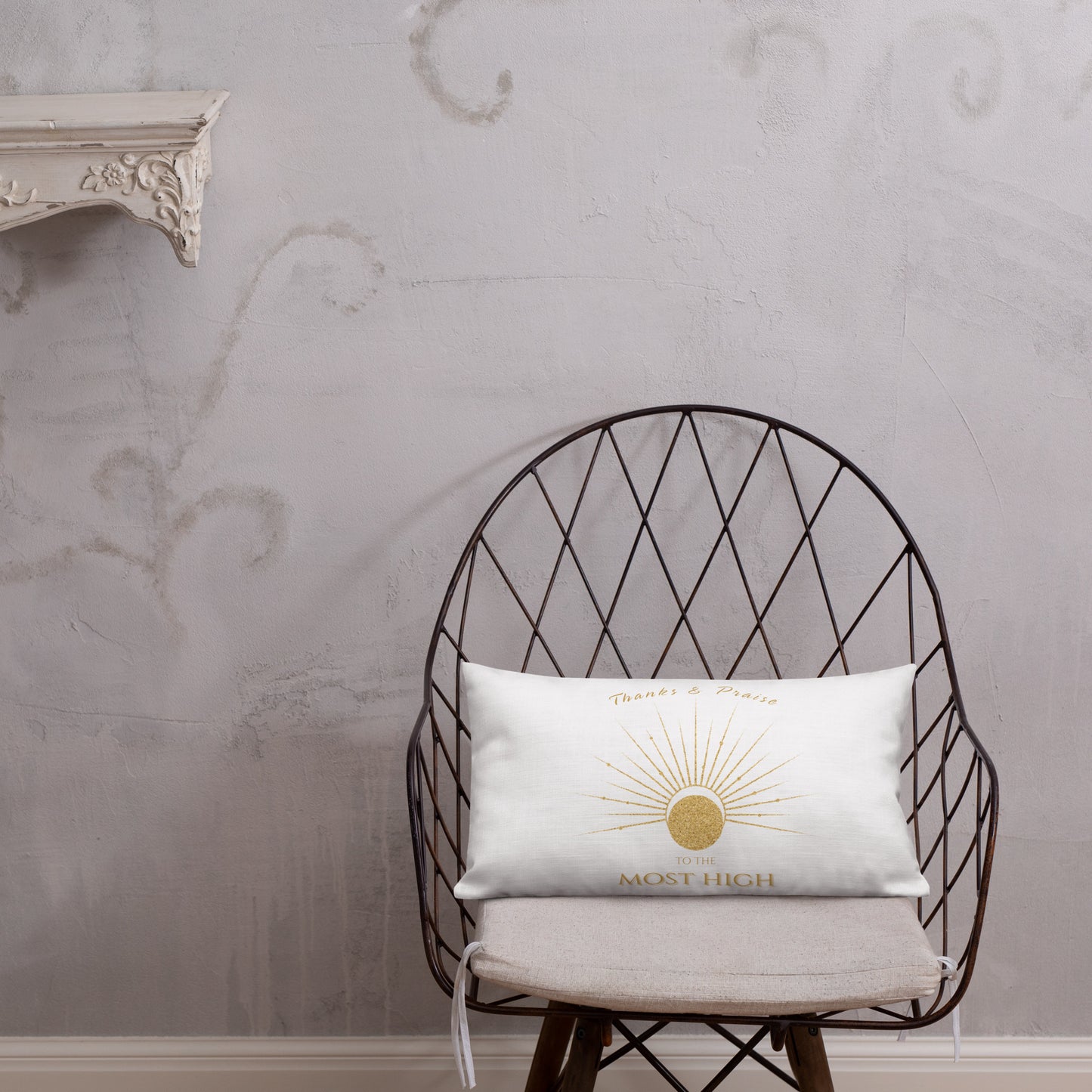 Thanks and Praise to the Most High Accent Pillow