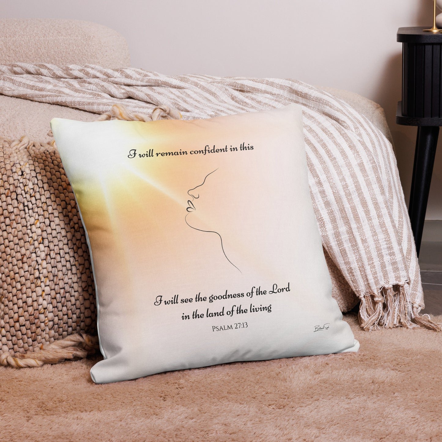 Psalm 27:13 I Will See the Goodness Pillow