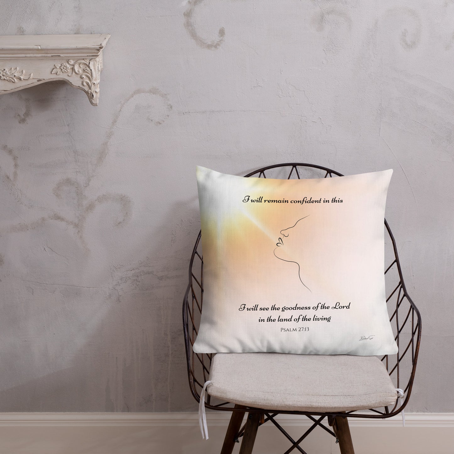 Psalm 27:13 I Will See the Goodness Pillow