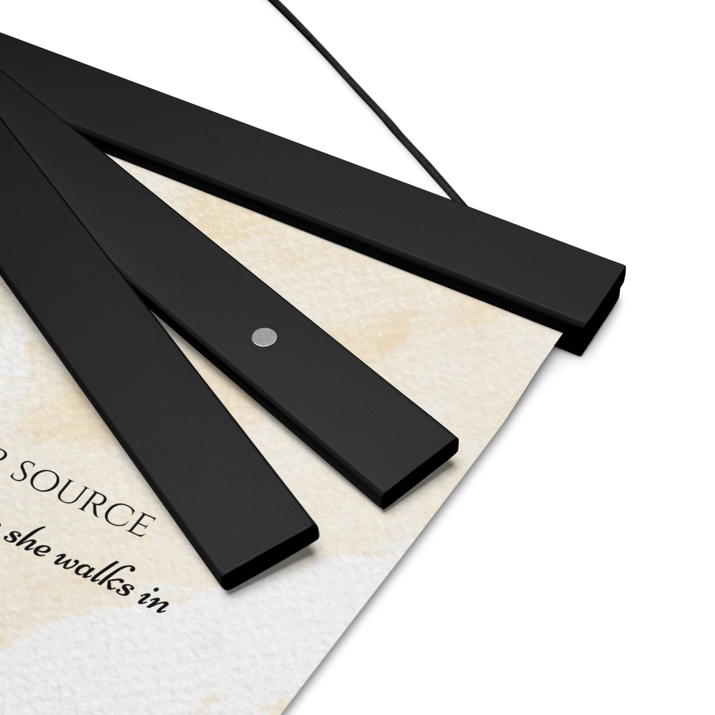 Divine Lightworker Wood Hanger Poster