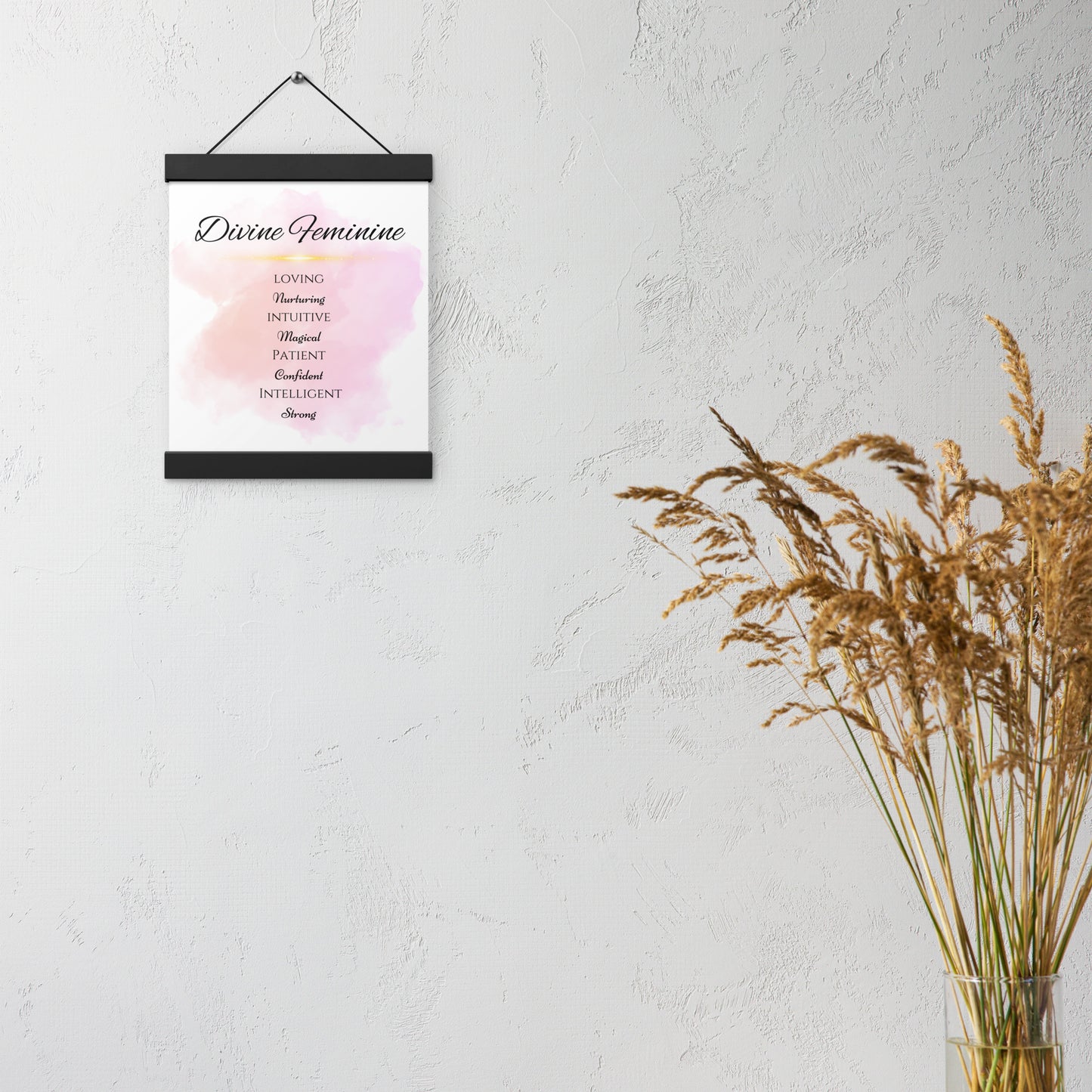 Divine Feminine Woman Wood Hanger Poster