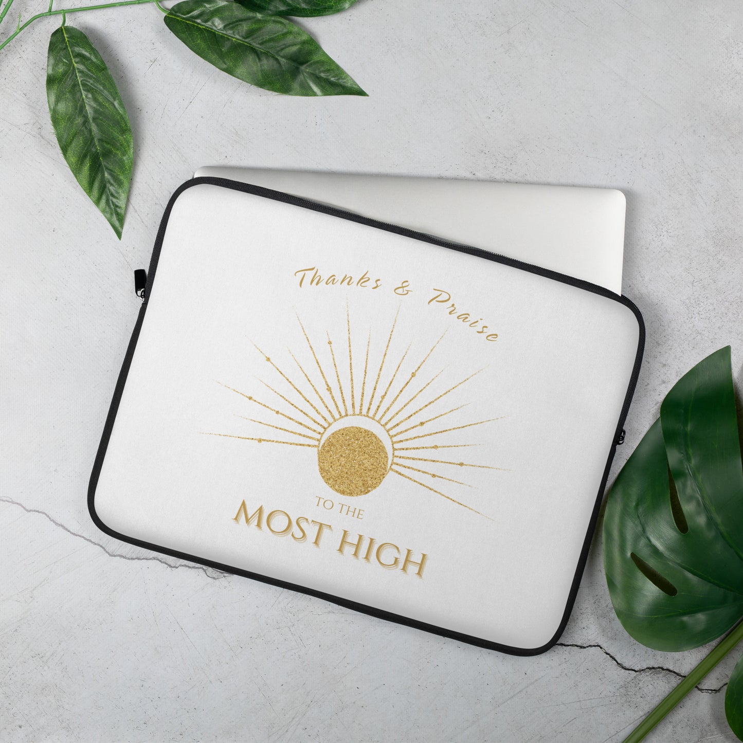 Thanks & Praise To The Most High Laptop Sleeve