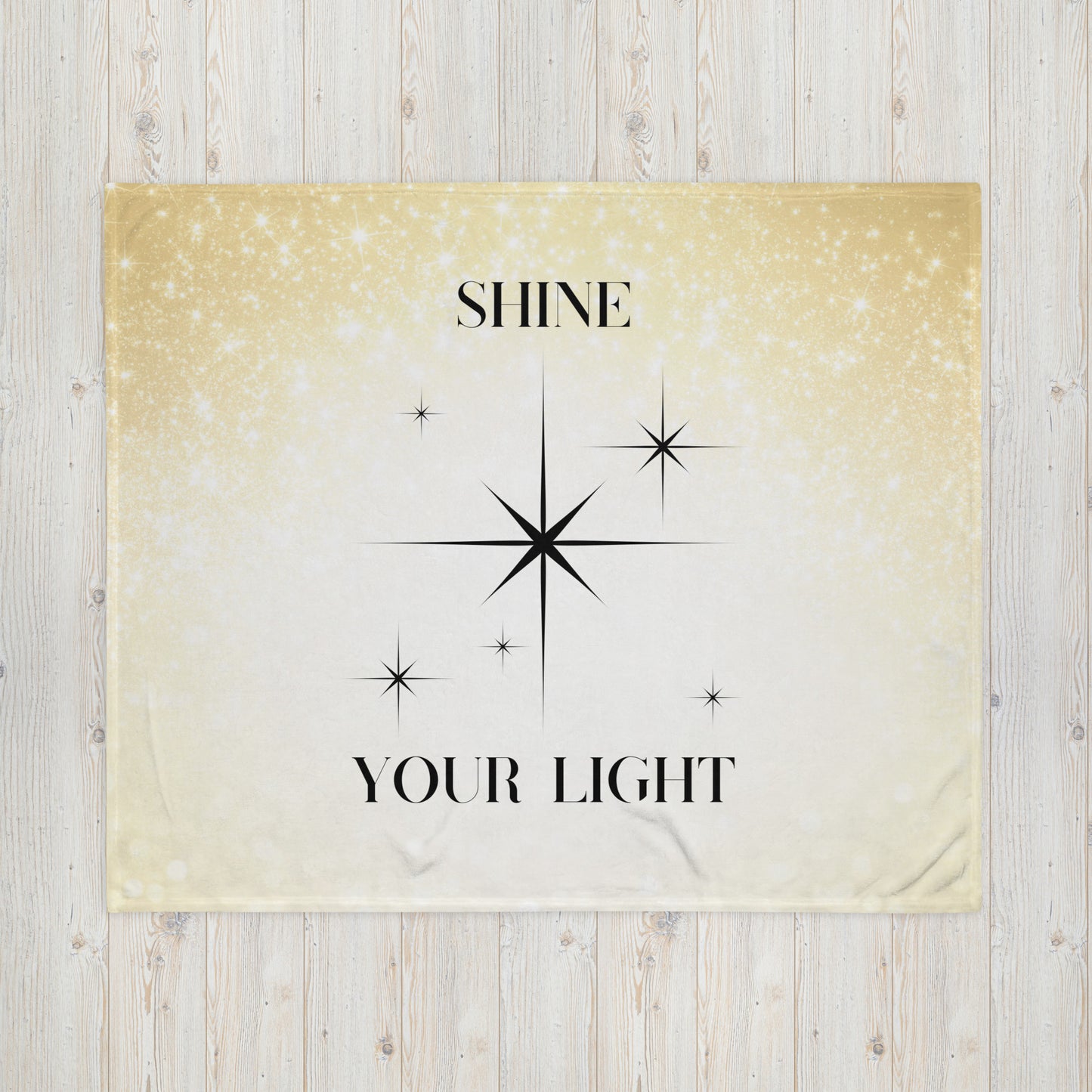 Shine Your Light Throw Blanket