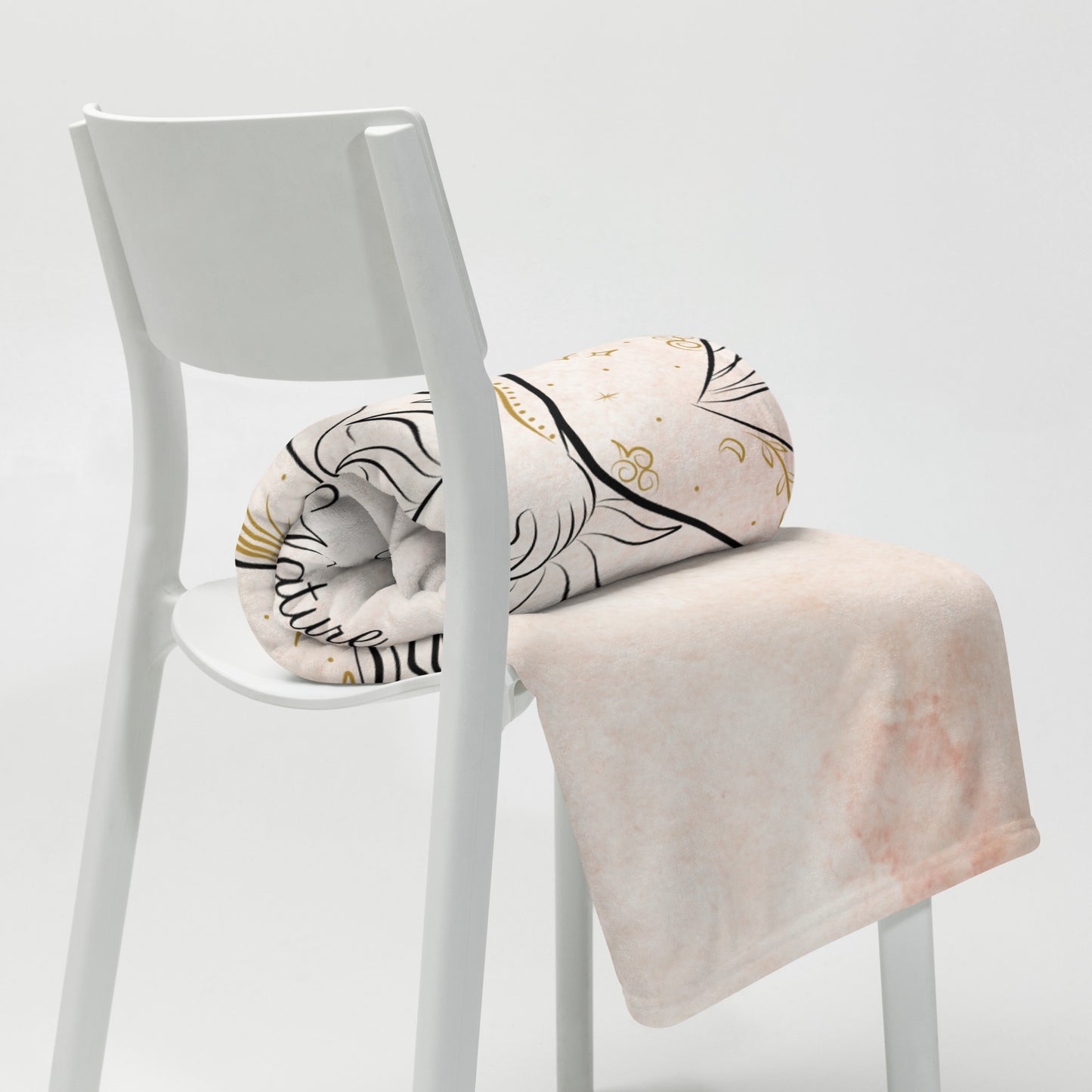 She's A Force of Nature Throw Blanket