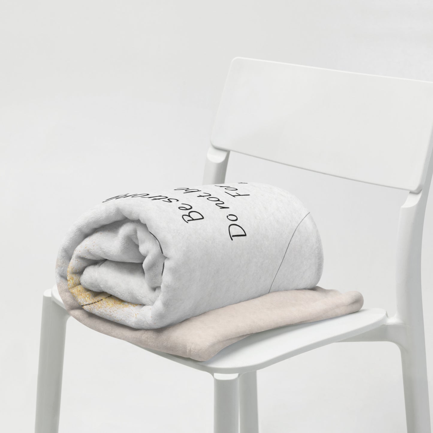 Joshua 1:9 Be Strong and Courageous Throw Blanket