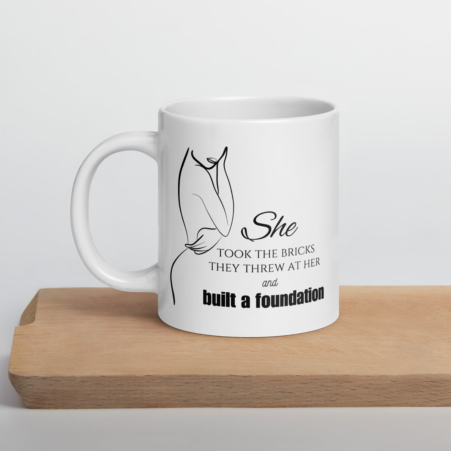 She Built A Foundation 20oz Mug