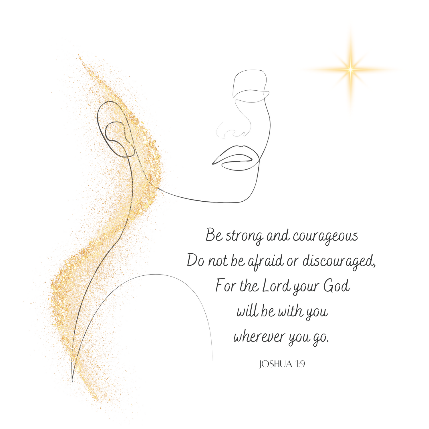 "Joshua 1:9 Be Strong and Courageous" Products