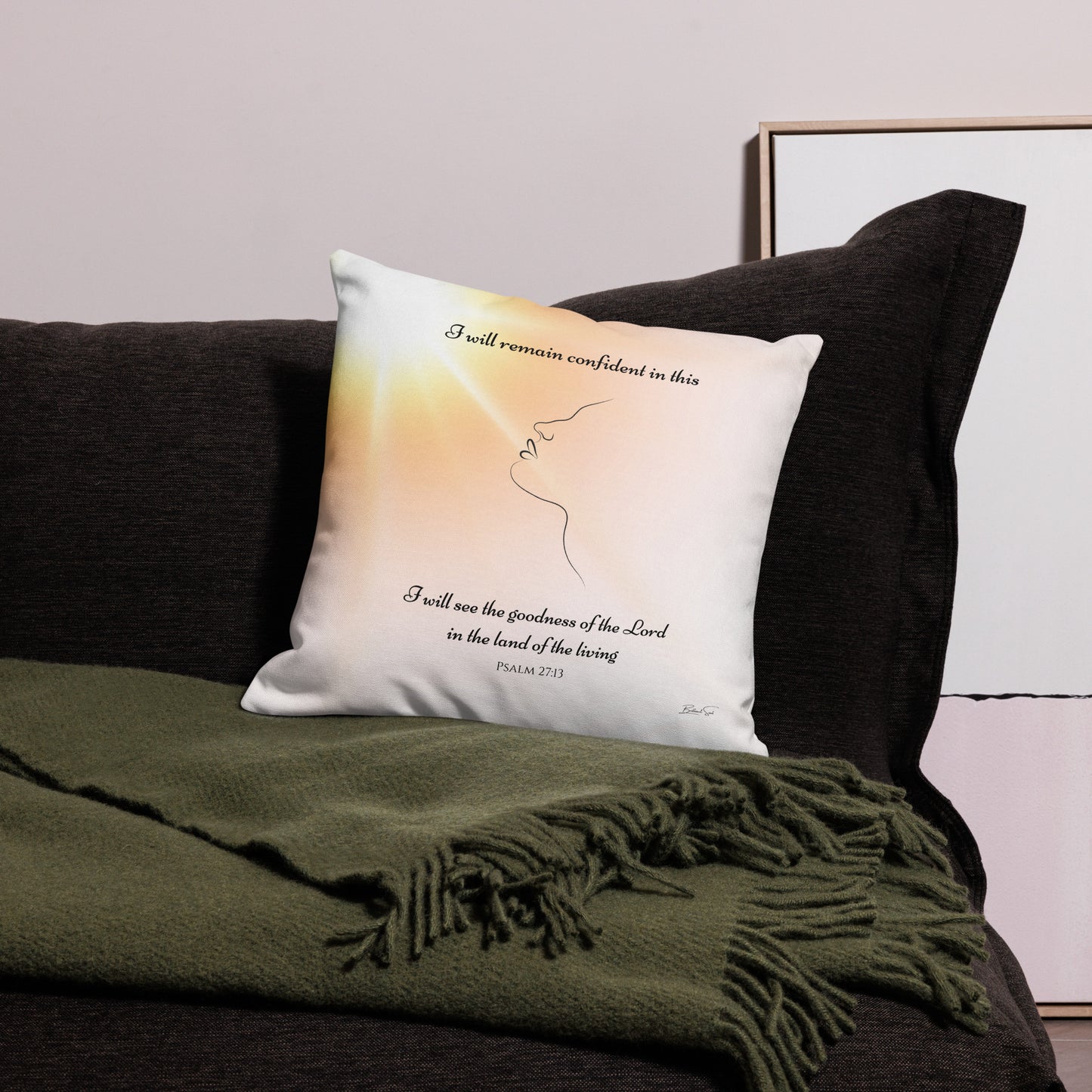 Psalm 27:13 I Will See the Goodness Pillow