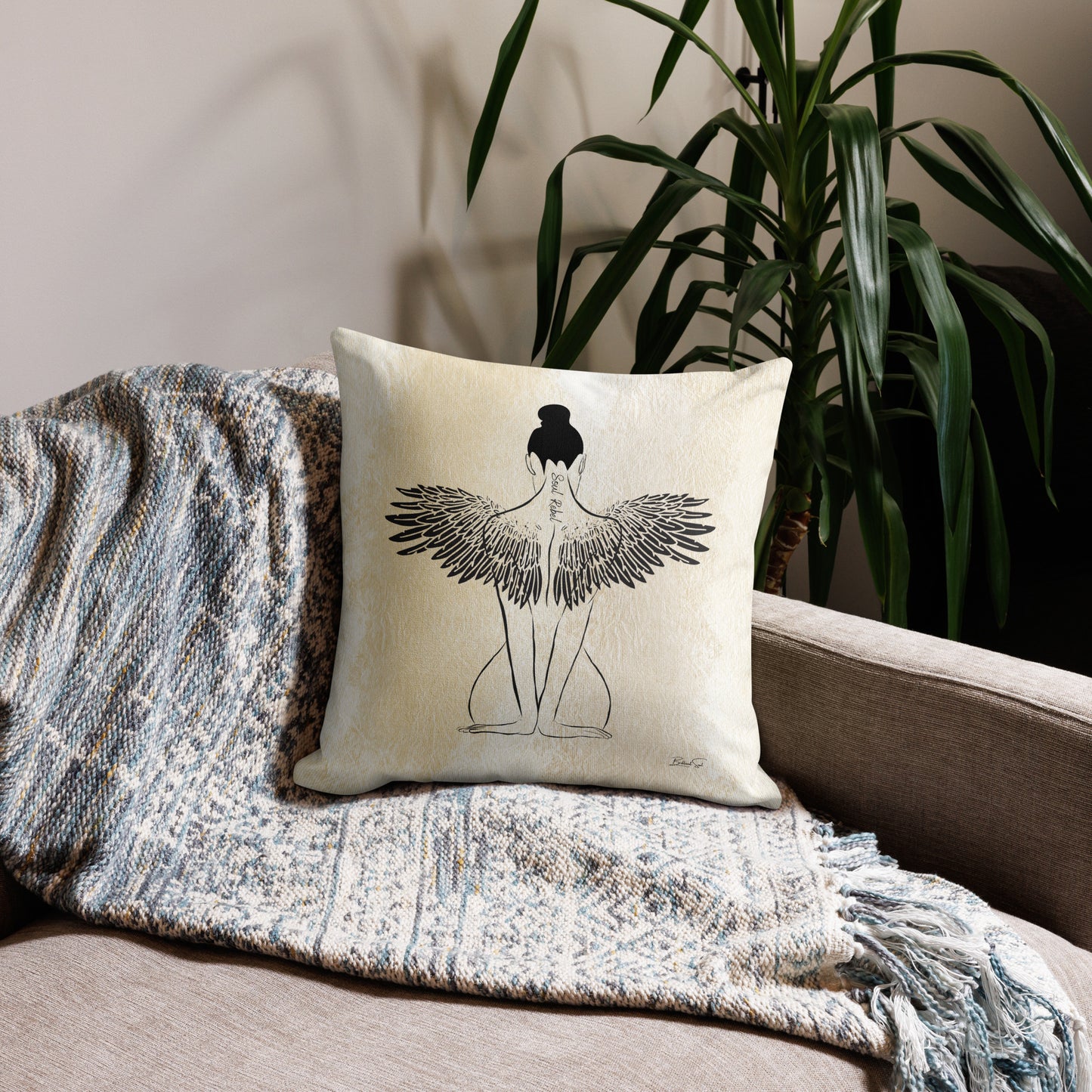 Soul Rebel Earth Angel Pillow