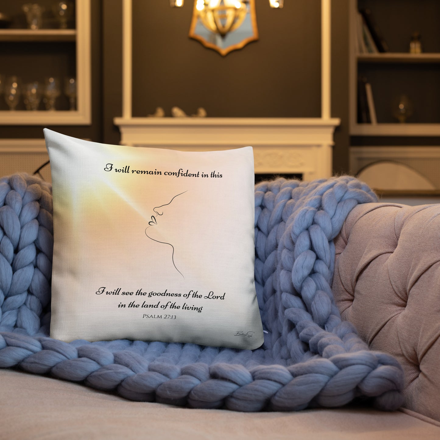 Psalm 27:13 I Will See the Goodness Pillow