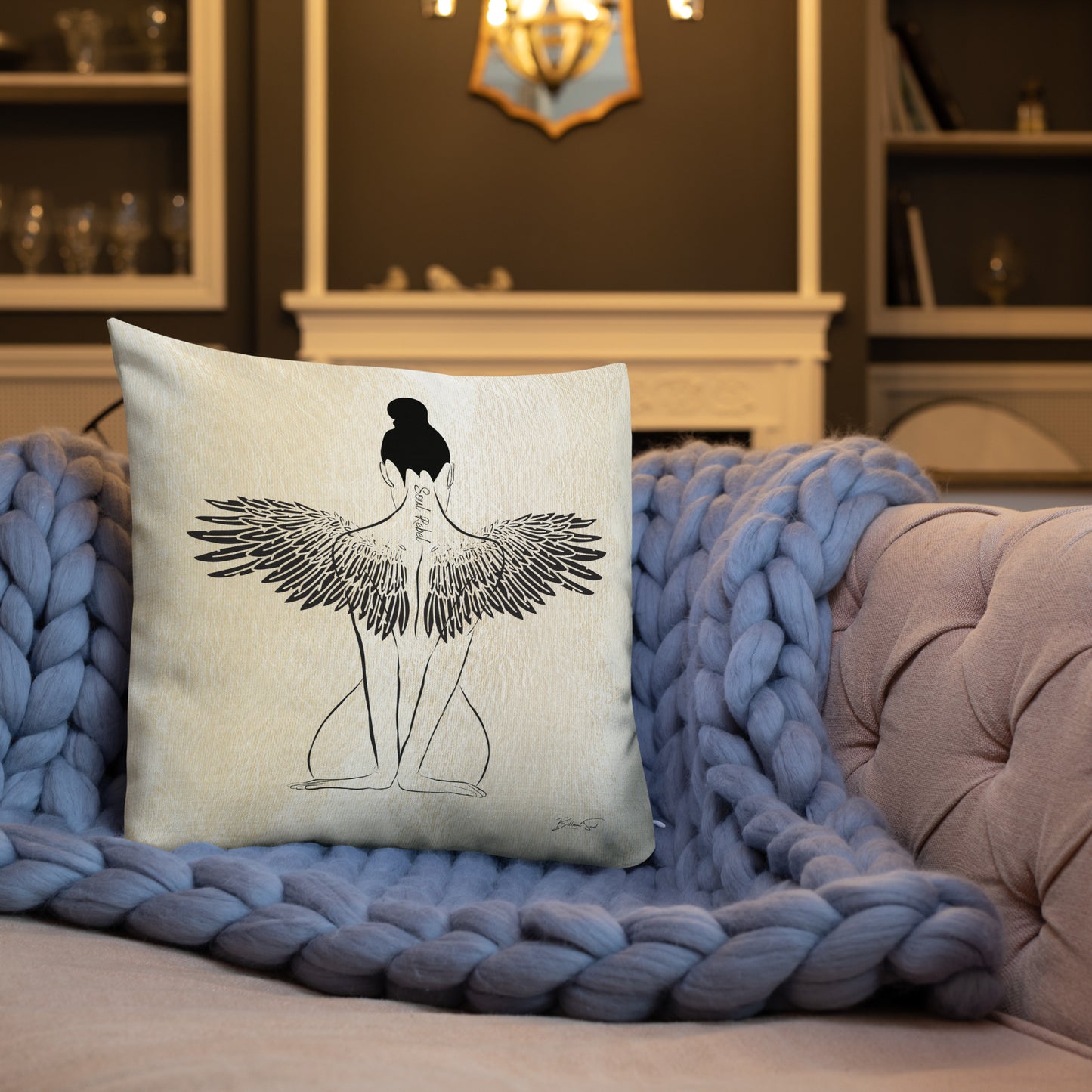 Soul Rebel Earth Angel Pillow