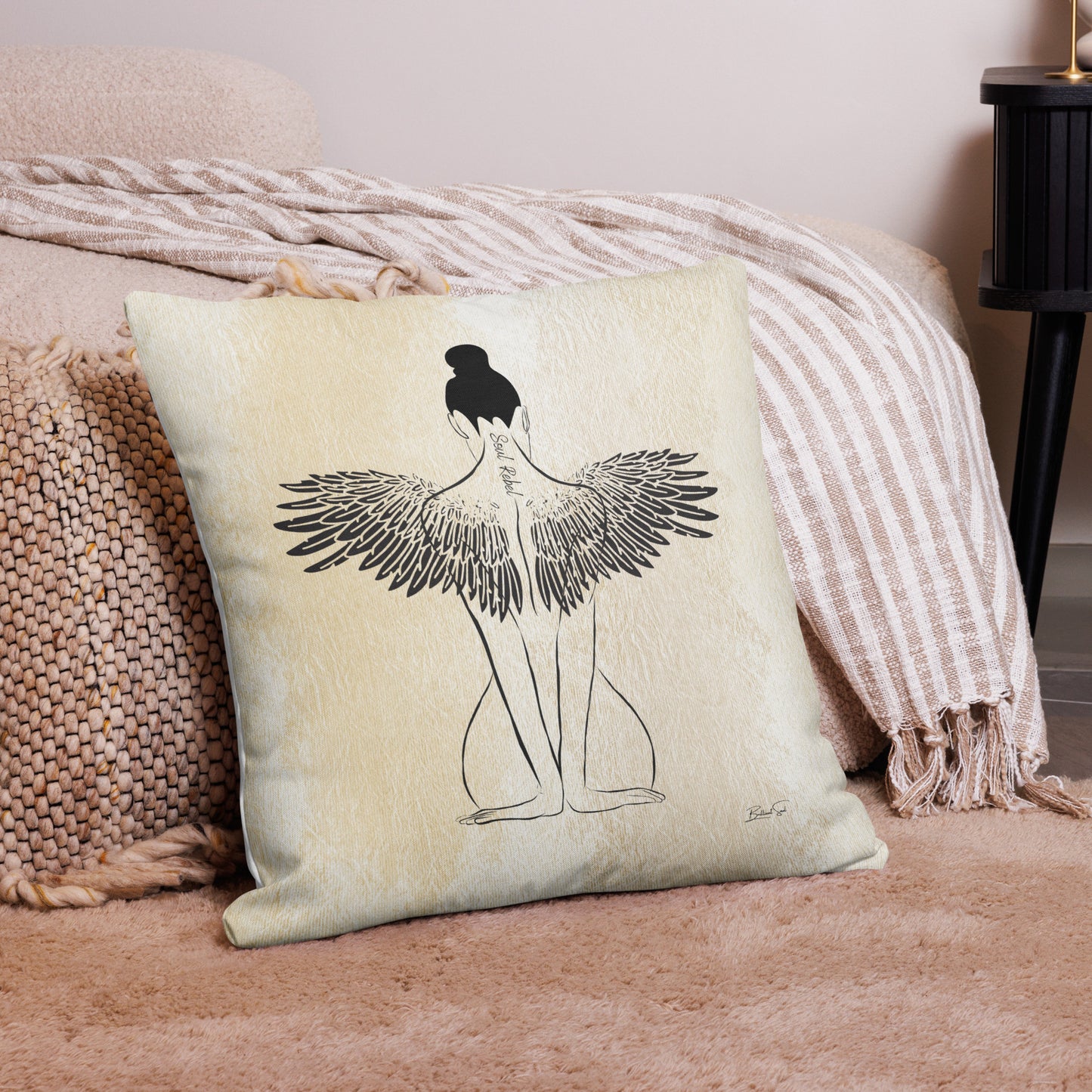 Soul Rebel Earth Angel Pillow