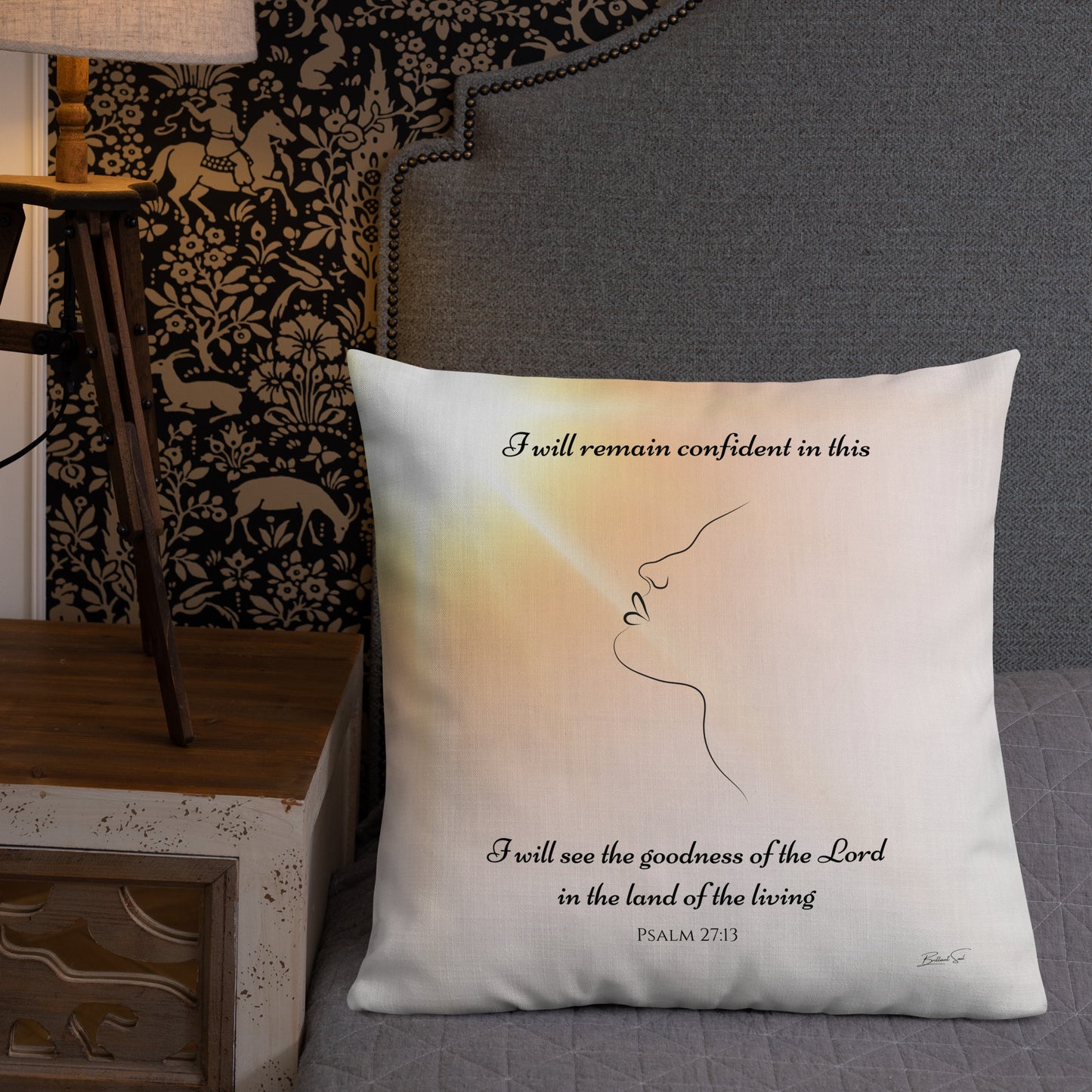Psalm 27:13 I Will See the Goodness Pillow