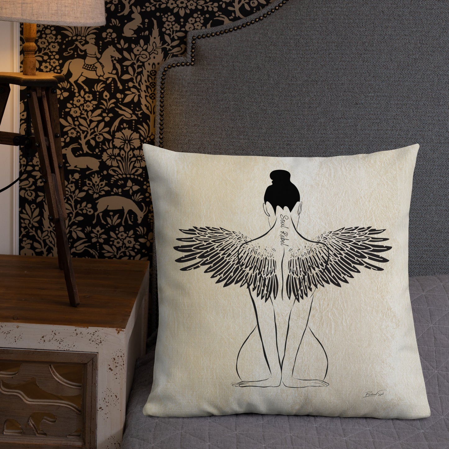 Soul Rebel Earth Angel Pillow