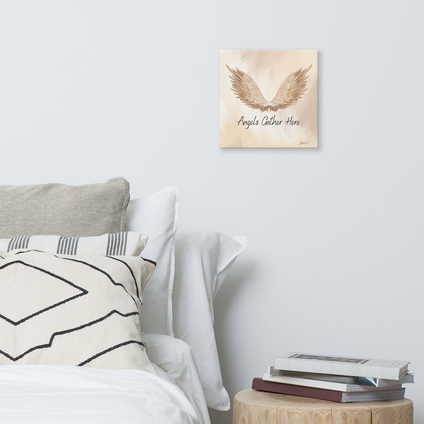Angels Gather Here Canvas Print