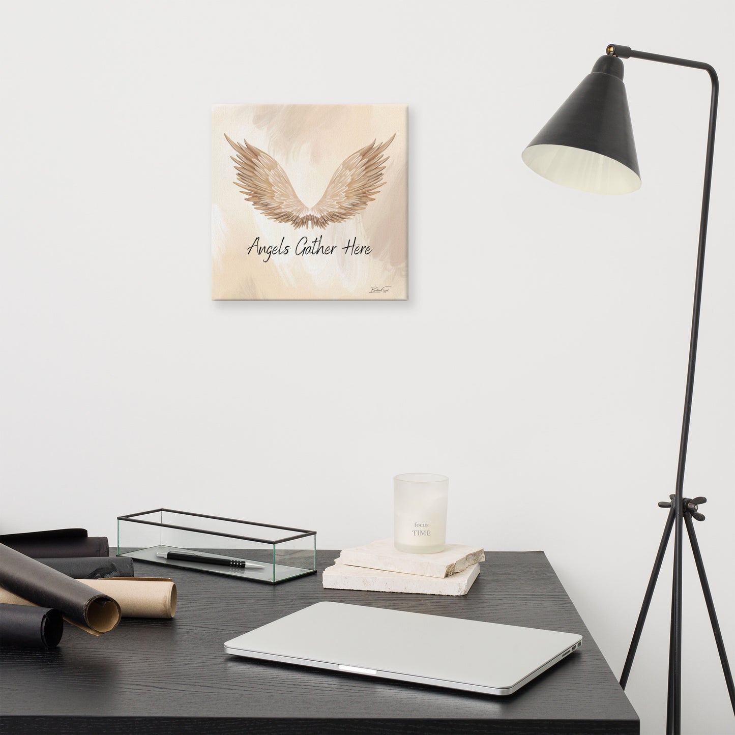 Angels Gather Here Canvas Print