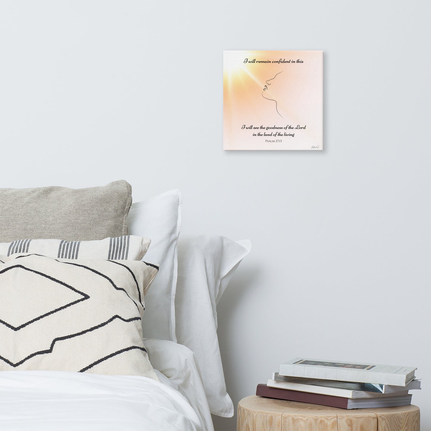 Psalm 27:13 I Will See the Goodness Canvas Print