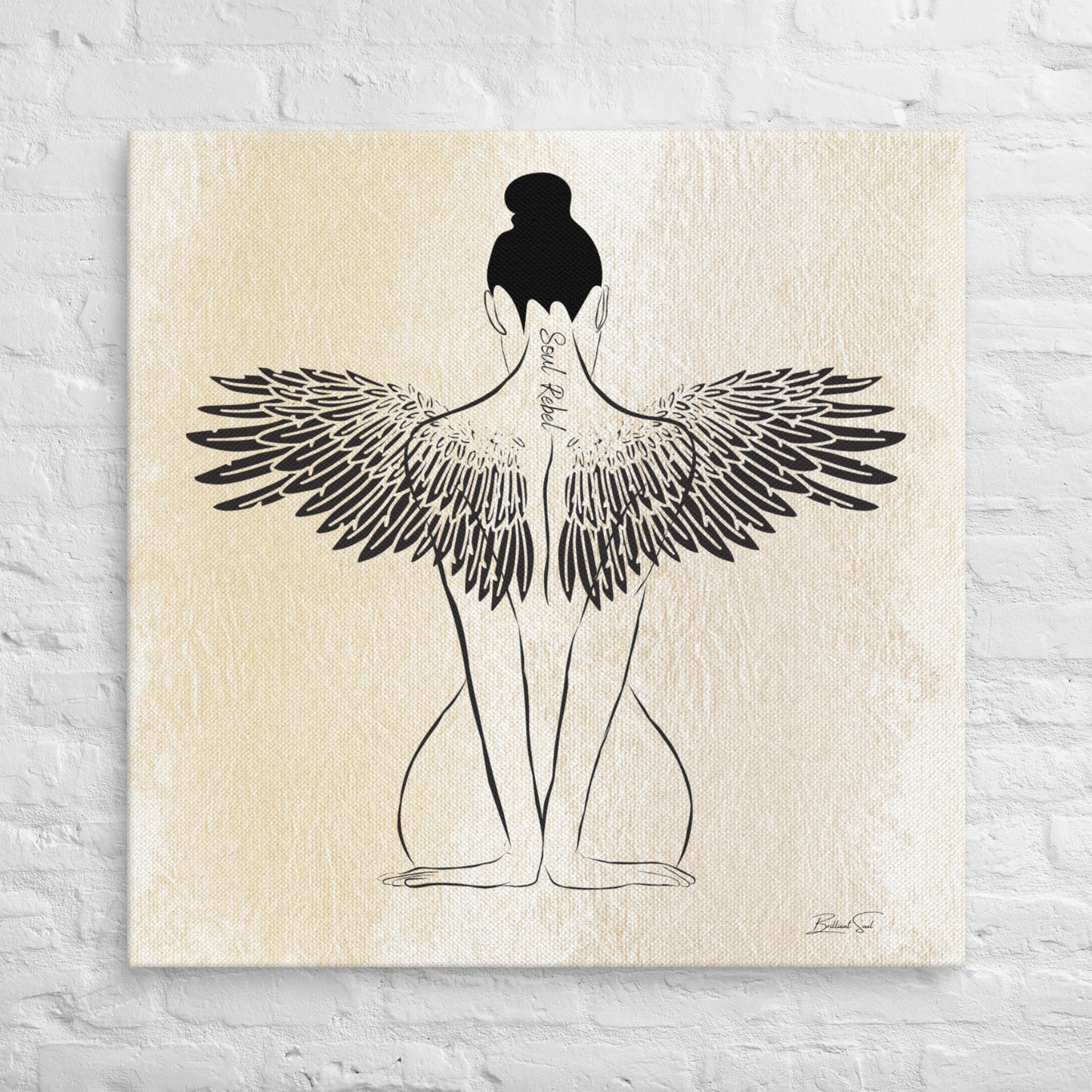 Soul Rebel Earth Angel Canvas Print