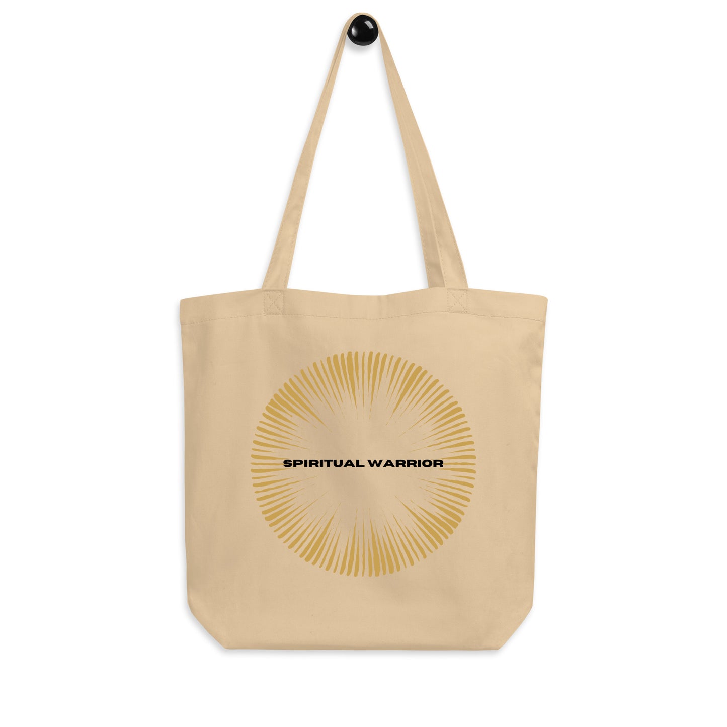 Spiritual Warrior Tan Eco Tote Bag
