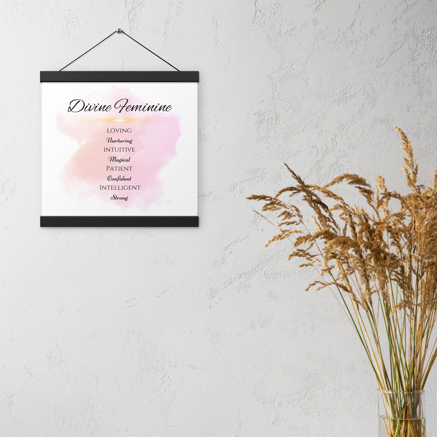 Divine Feminine Woman Wood Hanger Poster