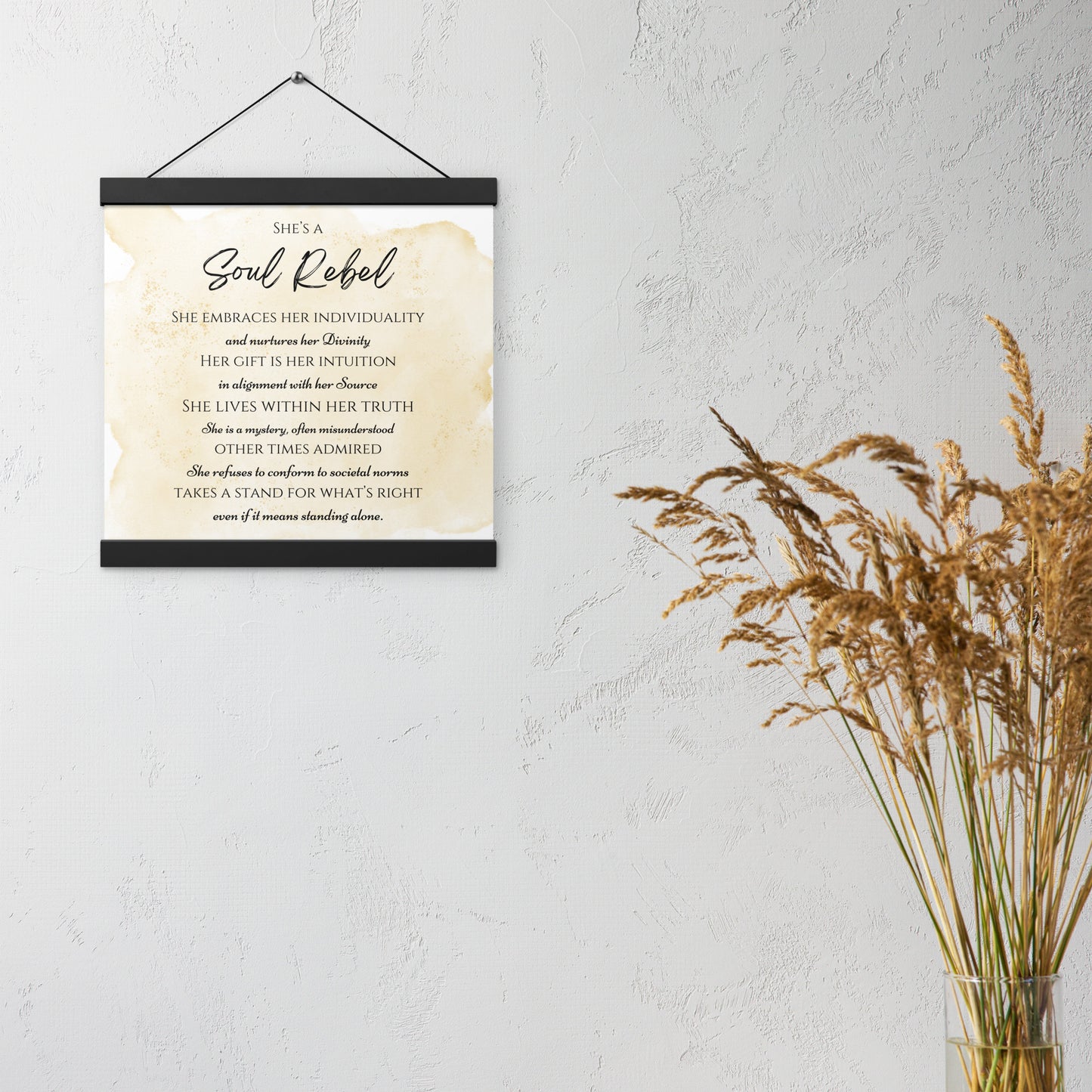 Soul Rebel Wood Hanger Poster