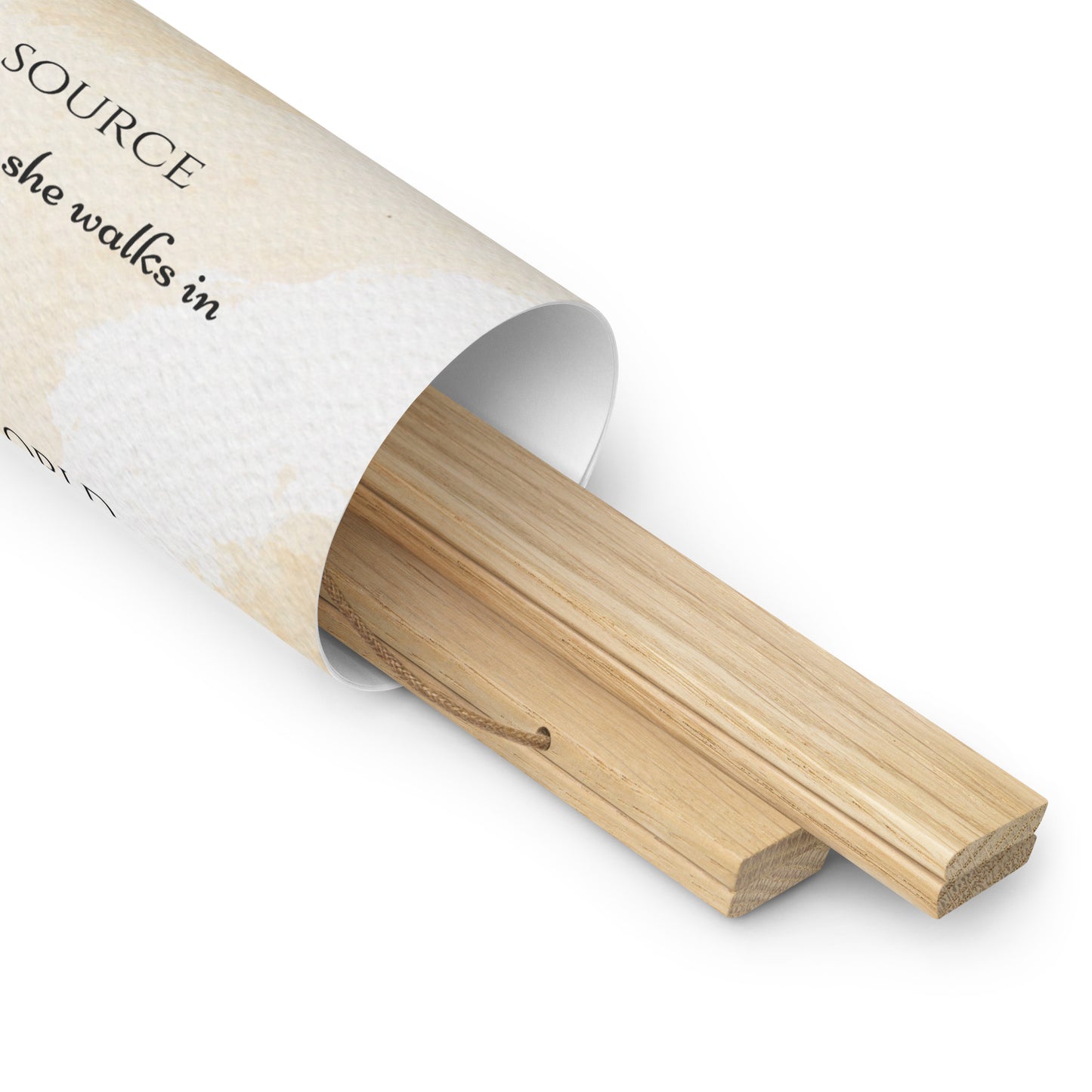 Divine Lightworker Wood Hanger Poster