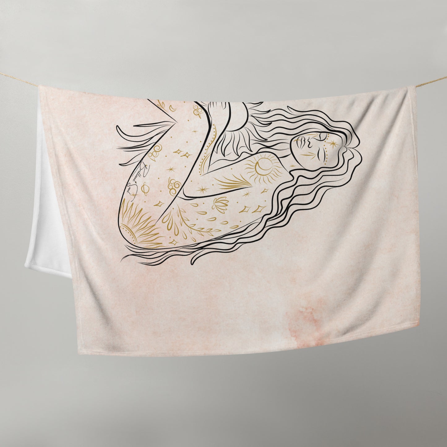 She's A Force of Nature Throw Blanket