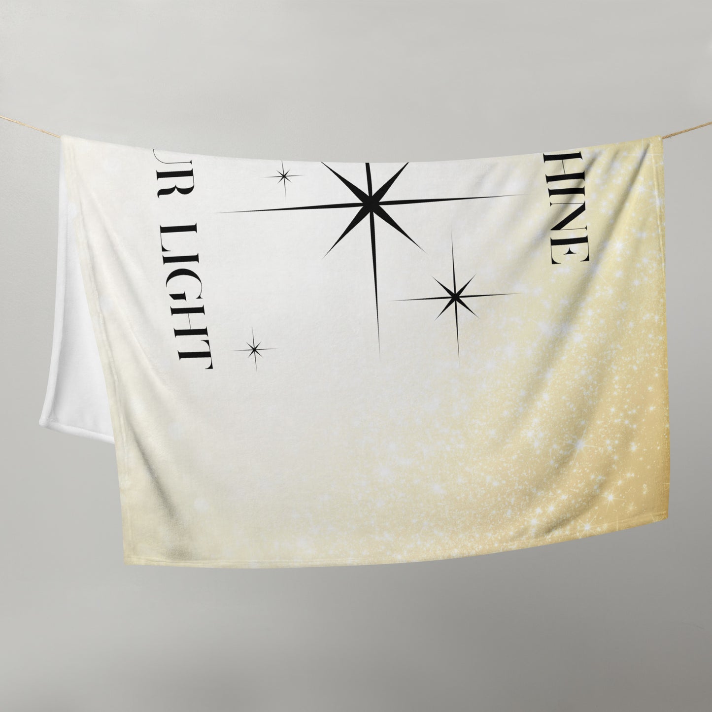 Shine Your Light Throw Blanket