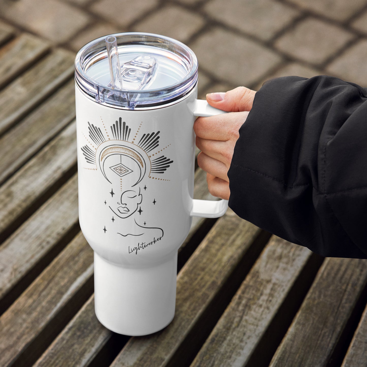 Divine Lightworker 40oz Travel Tumbler