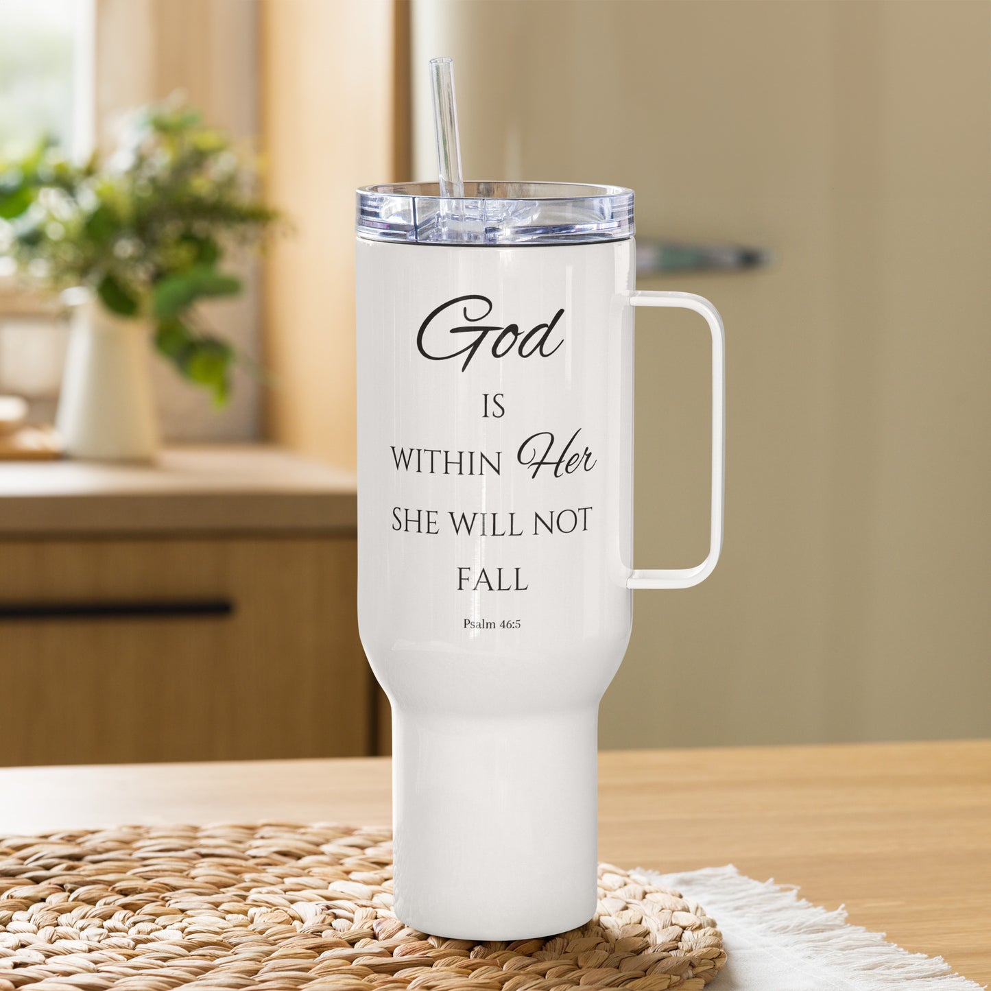Psalm 46:5 God Is Within Her 40oz Travel Tumbler