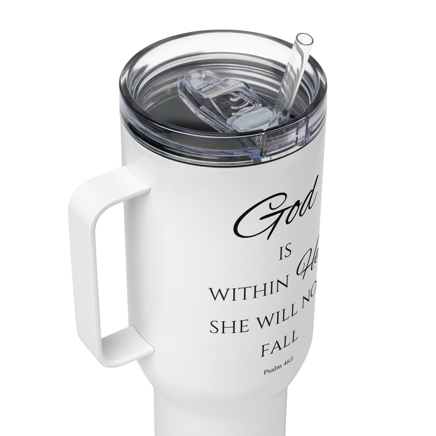 Psalm 46:5 God Is Within Her 40oz Travel Tumbler