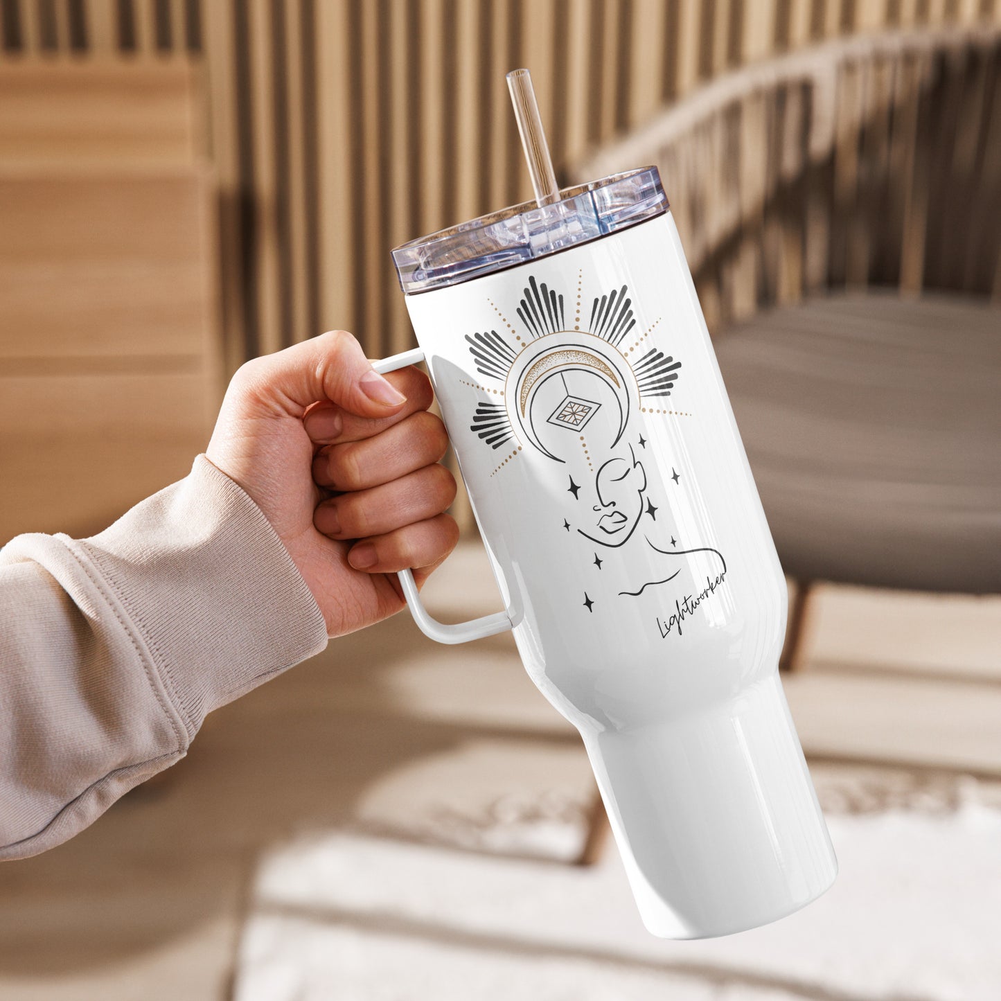 Divine Lightworker 40oz Travel Tumbler
