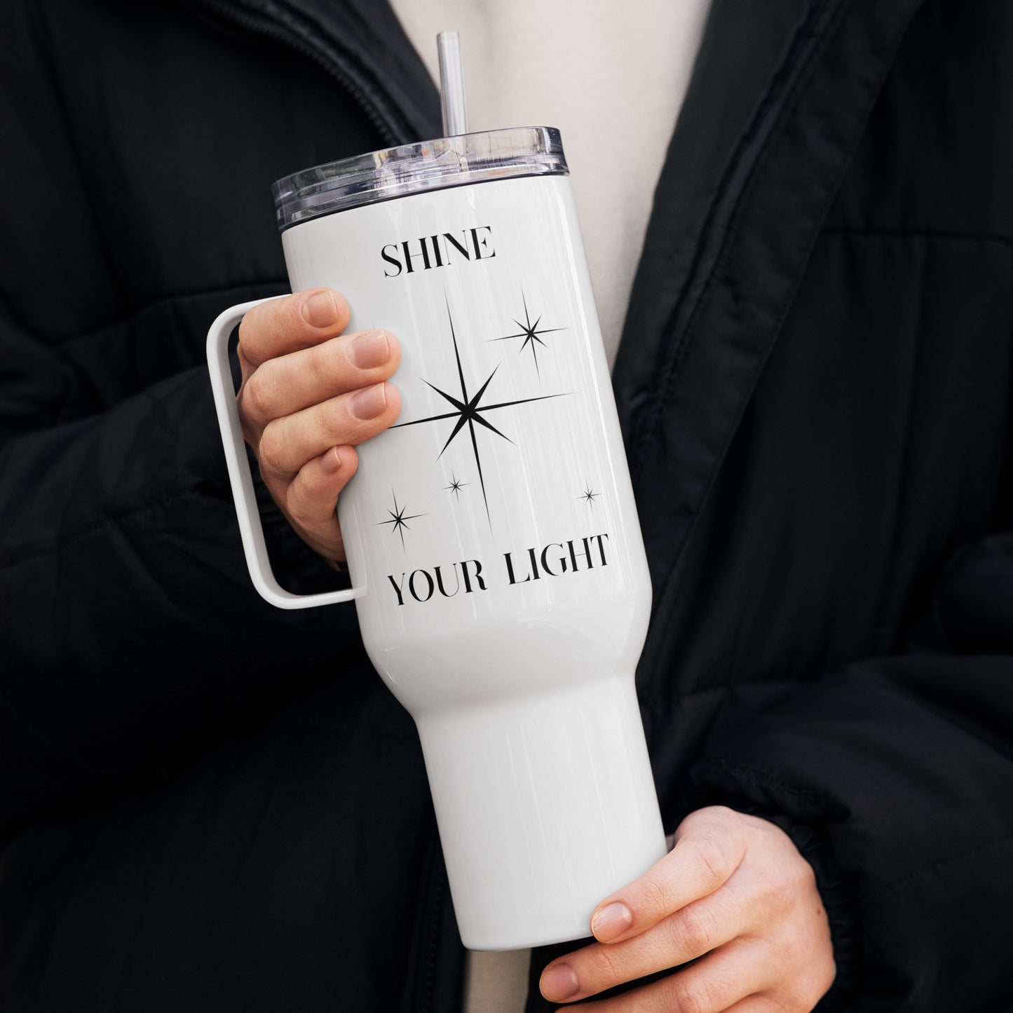 Shine Your Light 40oz Travel Tumbler
