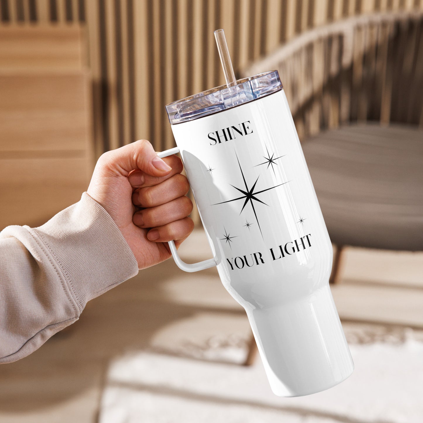 Shine Your Light 40oz Travel Tumbler