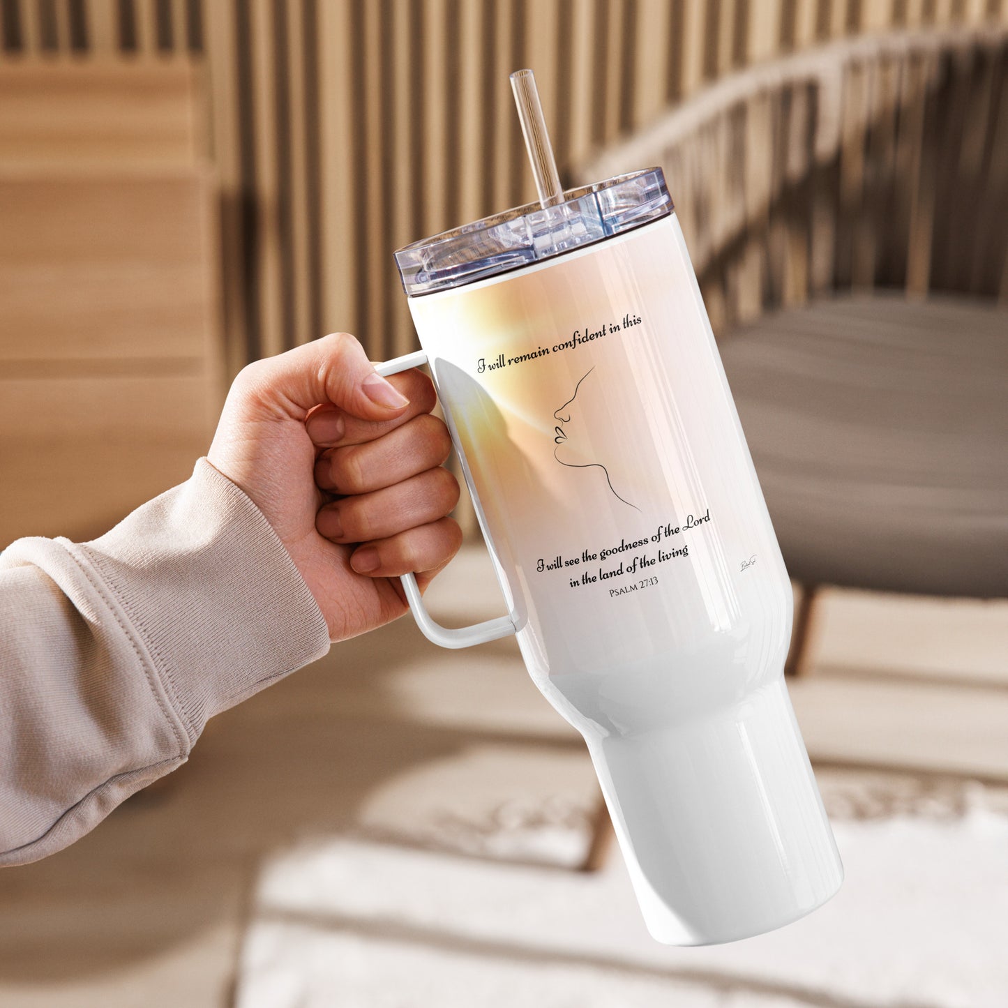 Psalm 27:13 I Will See The Goodness 40oz Travel Tumbler