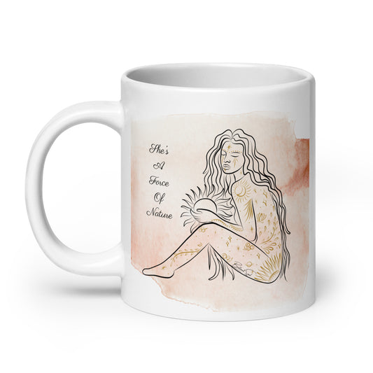 She's A Force Of Nature 20oz Mug