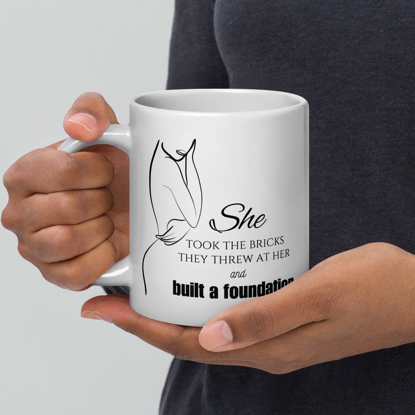 She Built A Foundation 20oz Mug