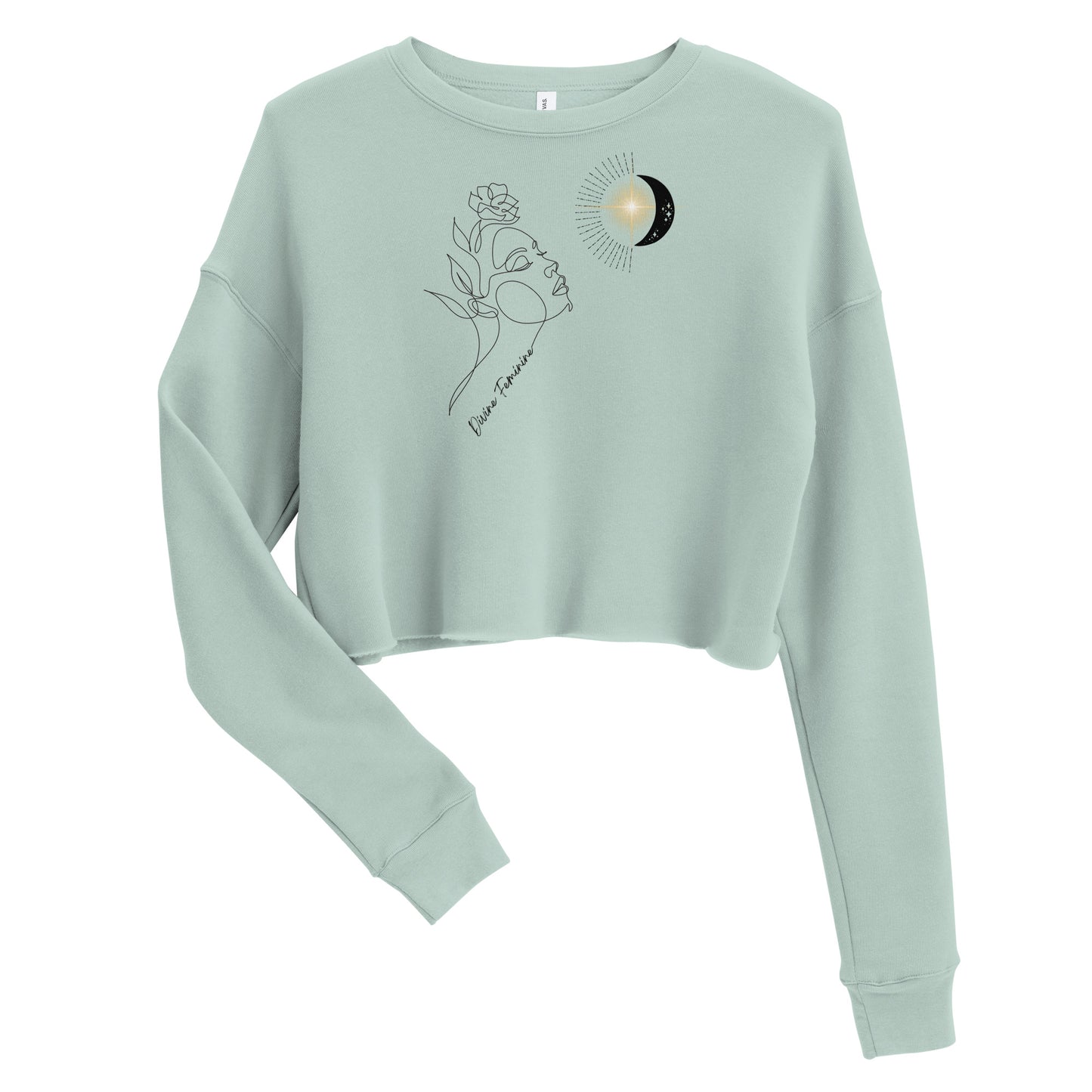 Divine Feminine Crop Sweatshirt