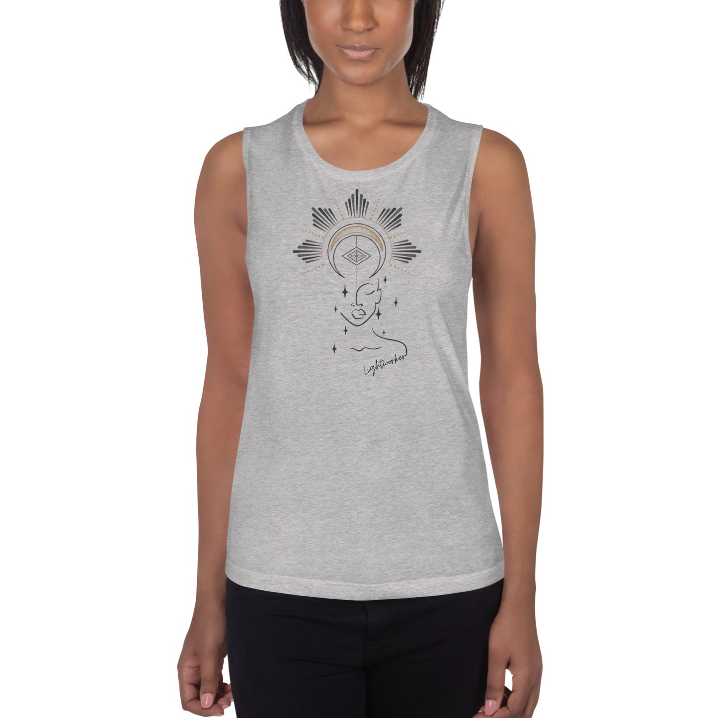 Divine Lightworker Queen Sleeveless Tank
