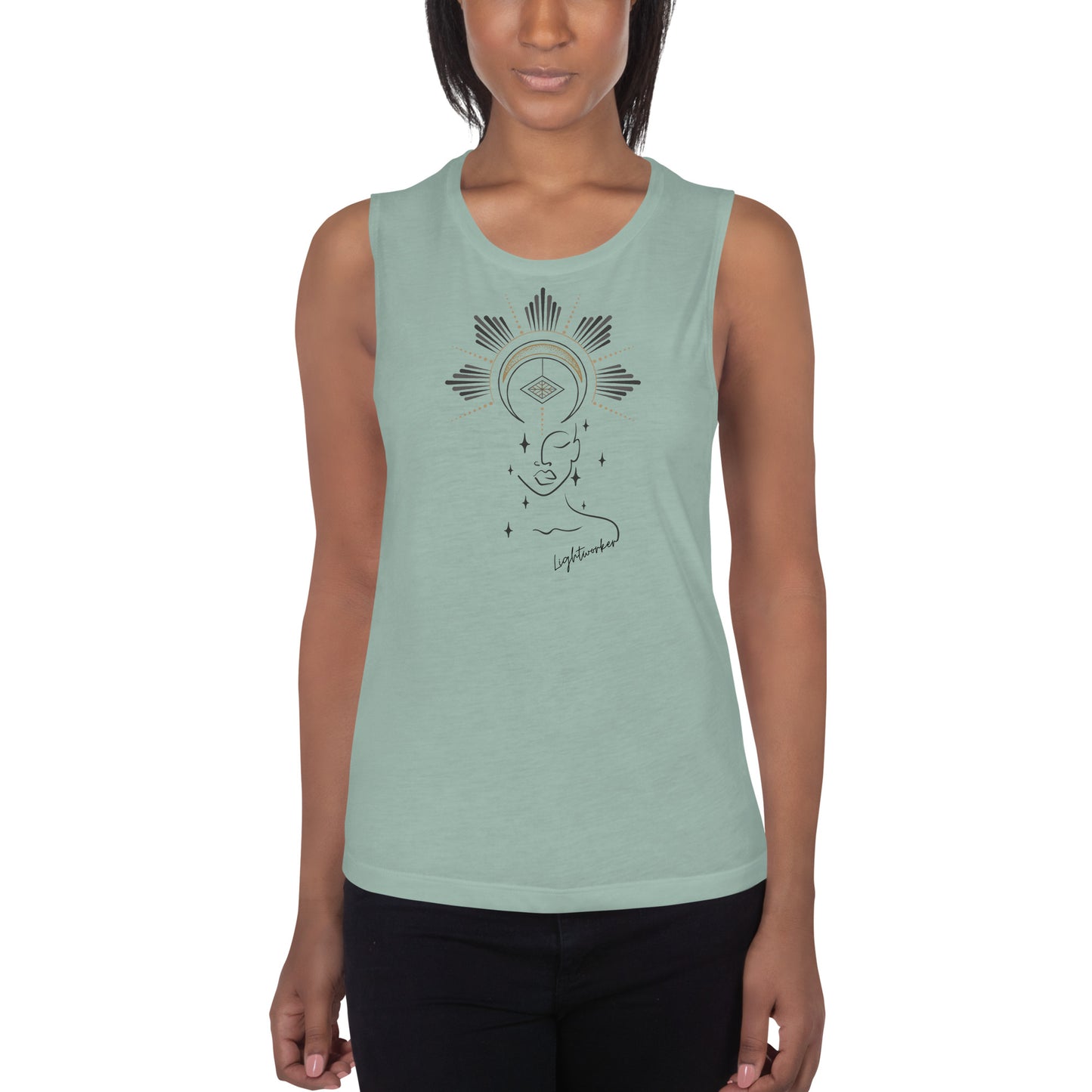 Divine Lightworker Queen Sleeveless Tank