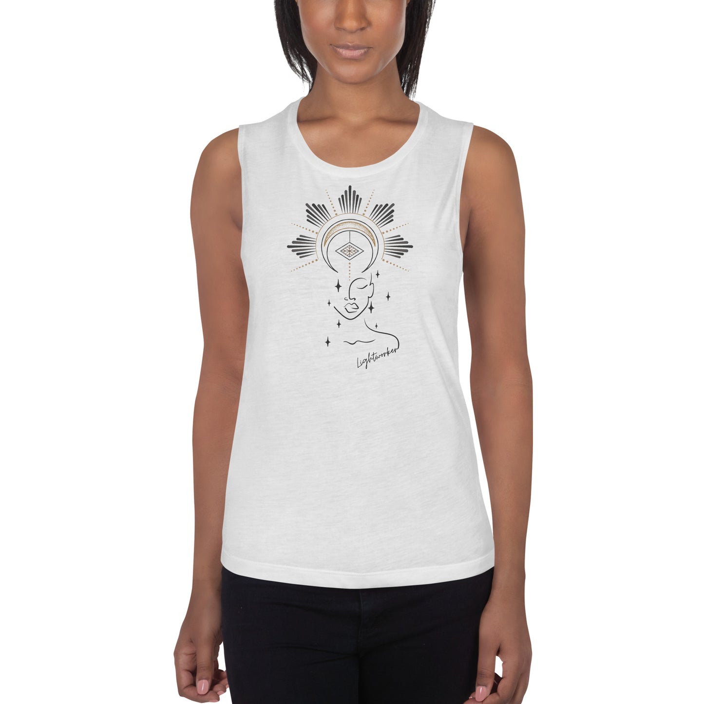 Divine Lightworker Queen Sleeveless Tank