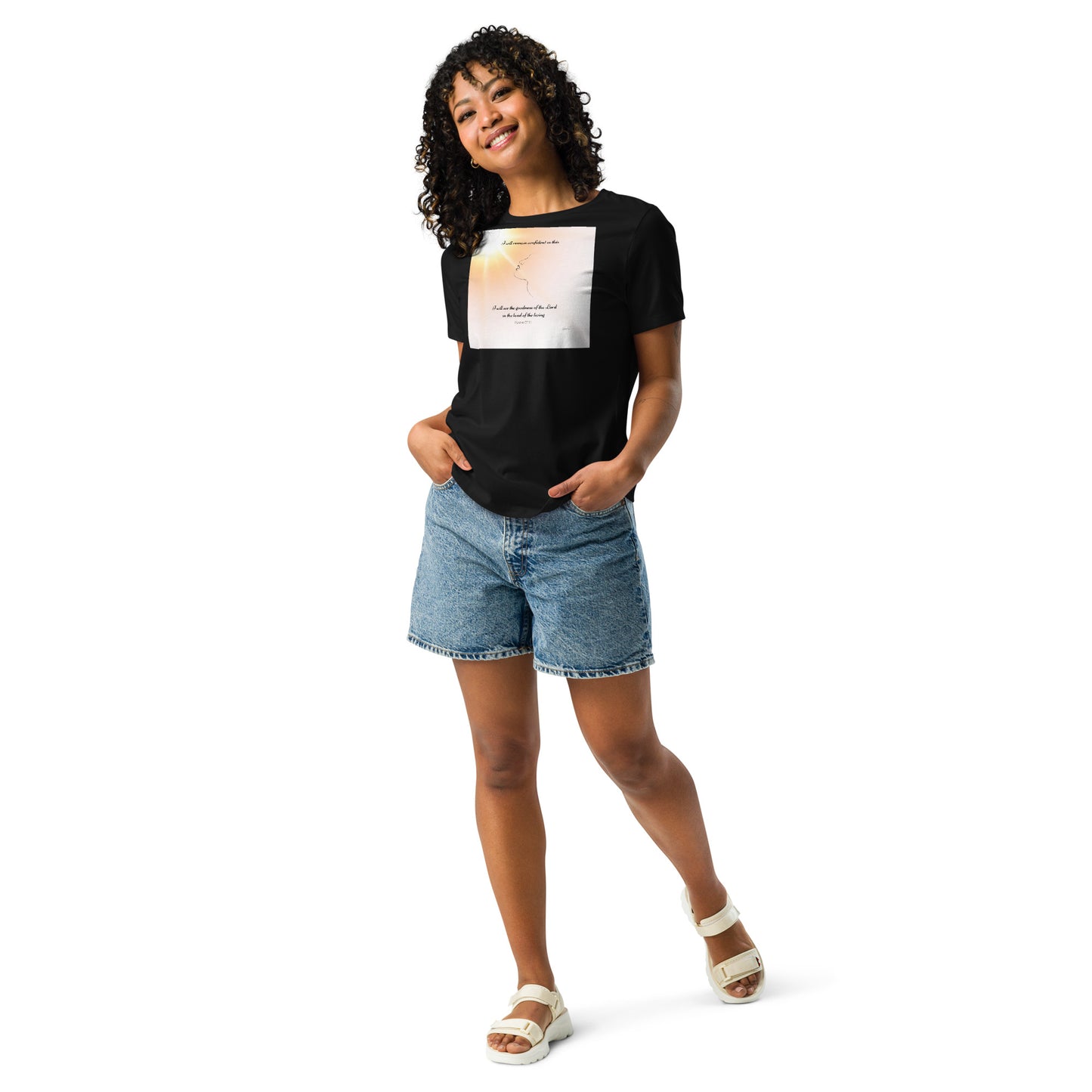 Psalm 27:13 I Will See The Goodness Women's Relaxed T-Shirt
