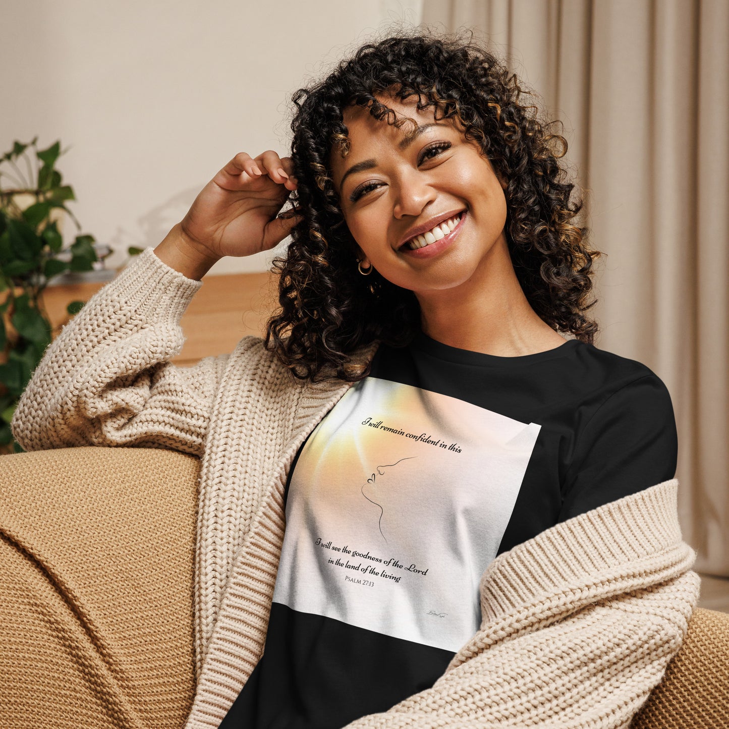 Psalm 27:13 I Will See The Goodness Women's Relaxed T-Shirt