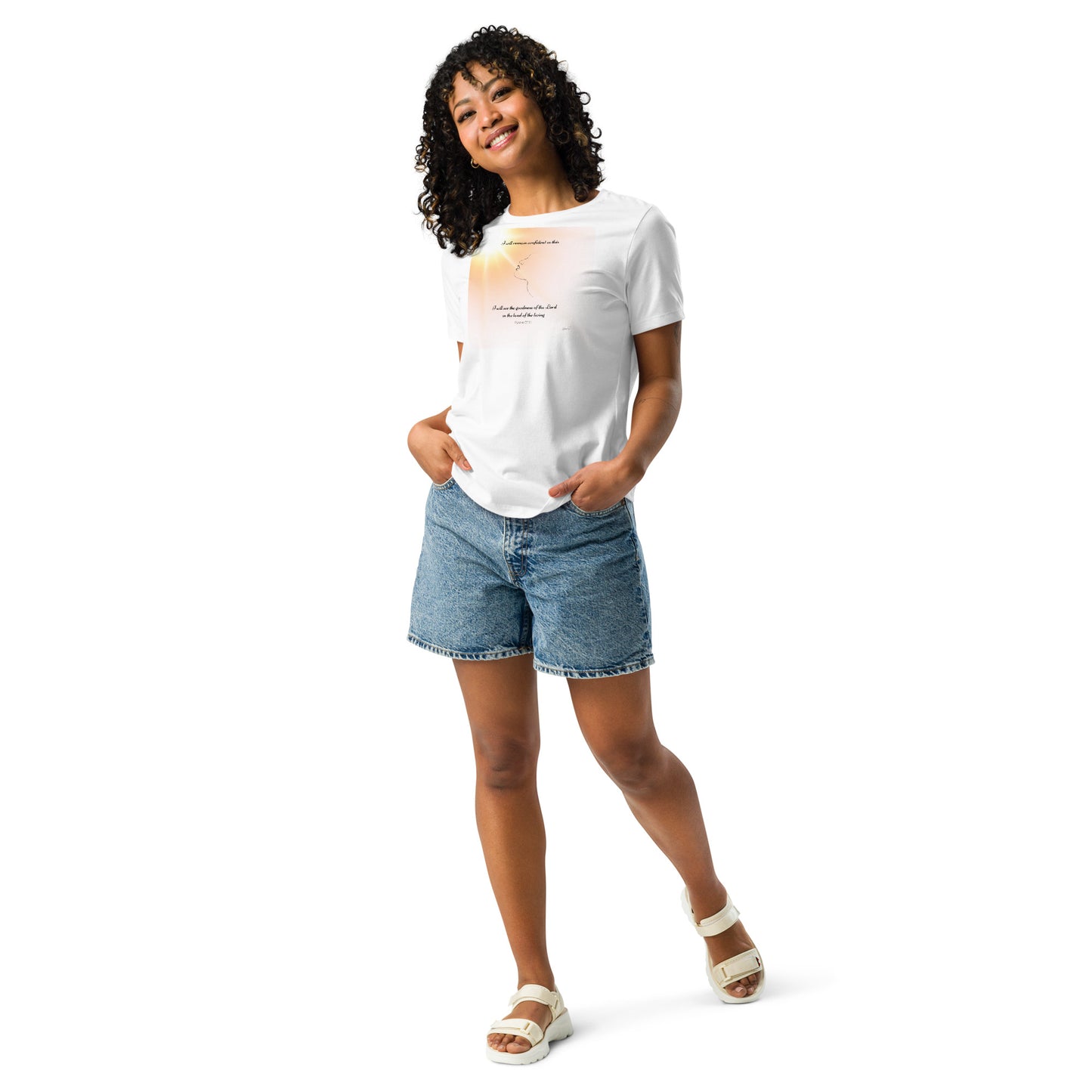 Psalm 27:13 I Will See The Goodness Women's Relaxed T-Shirt